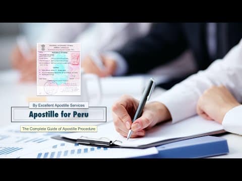 Watch video: Peru Apostille Services | Certificate Attestation Peru | Spanish Translation