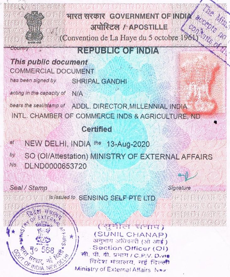 Free Sale Certificate Apostille