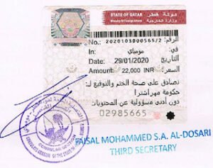 Qatar Embassy/consulate Attestation services