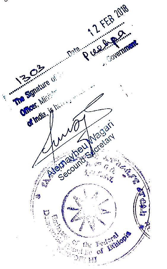 Ethiopia Embassy Attestation